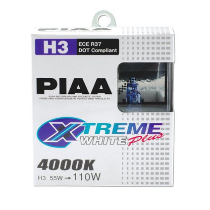 H3 Xtreme White Plus Bulb 55W 4000K  Twin Pack