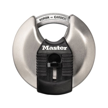 Master Lock 2-3/4  W Stainless Steel Dual Ball Bearing Locking Disk Padlock 1 Pk