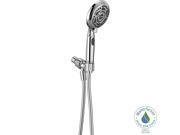 Delta 7-Spray Wall Mount Handheld Shower Head 1.8 GPM in Chrome, Grey