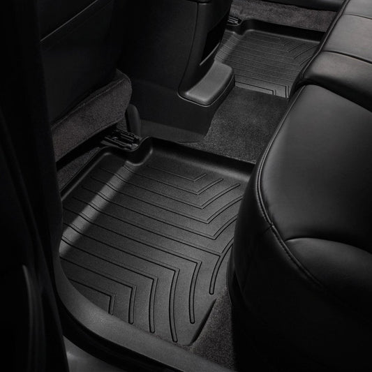 4413133 WeatherTech DigitalFit Floor Liners & Mats, 2nd Row Floor Liners in Black