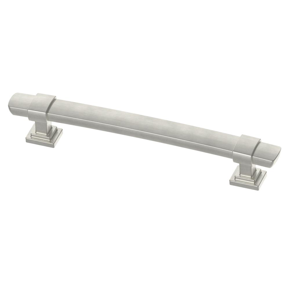 Liberty Wrapped Square 5-1/16 in. (128 Mm) Satin Nickel Cabinet Drawer Bar Pull