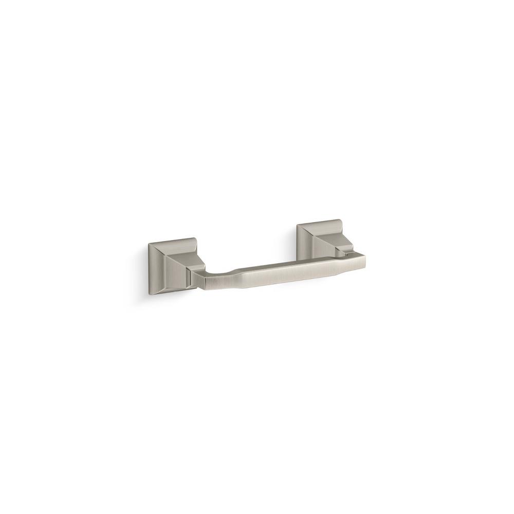 KOHLER Kallan Wall-Mount Toilet Paper Holder in Vibrant Brushed Nickel