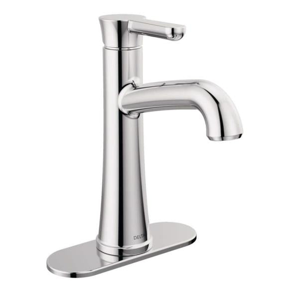 Greydon Single Handle Single-Hole Bathroom Faucet in Polished Chrome