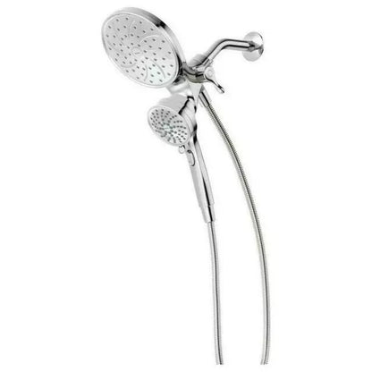 Attract 6-Spray Hand Shower and Shower Head Combo Kit with Magnetix in Chrome