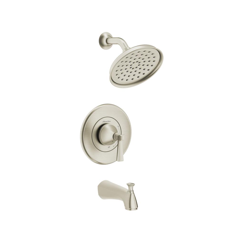 American Standard Rumson Single-Handle 1-Spray Tub and Shower Faucet with 1.8 GPM in Brushed Nickel Valve Included