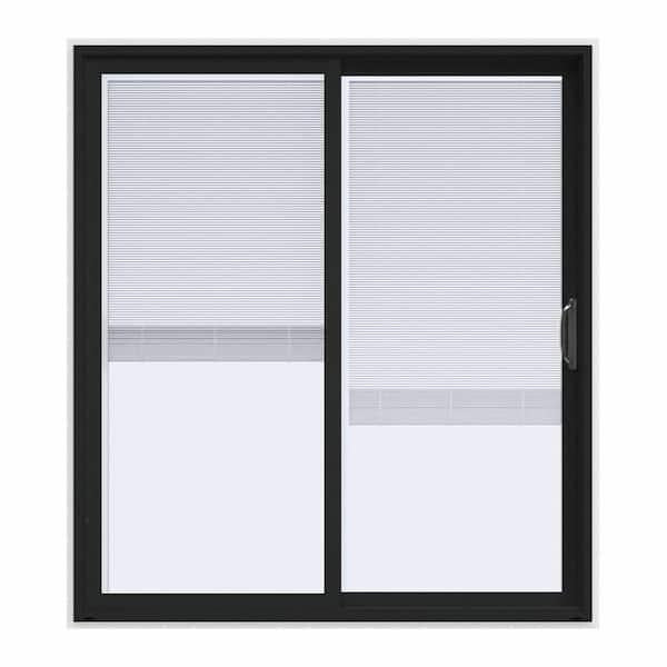 CCIN143 - 72X80 SLIDING PATIO DOOR RIGHT HAND FULL LITE W/ BLINDS