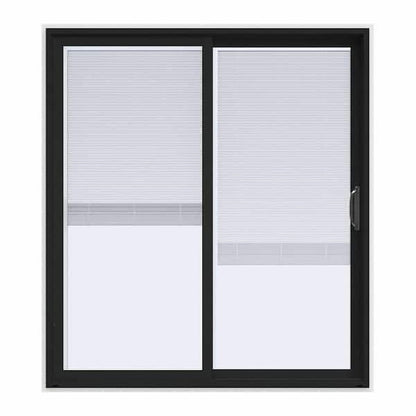 CCIN143 - 72X80 SLIDING PATIO DOOR RIGHT HAND FULL LITE W/ BLINDS