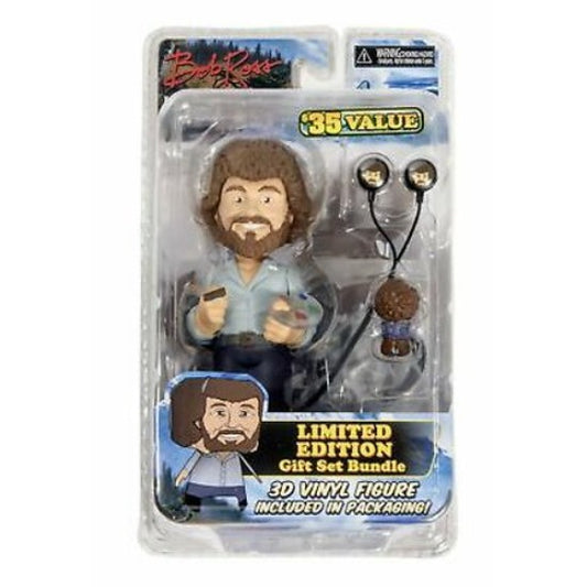 NECA Bob Ross 3D Vinyl Bobblehead Painter Action Figure