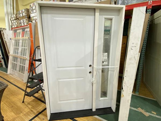 CCIN100 - 55X82 STEEL FRONT DOOR WITH GLASS SIDELITE