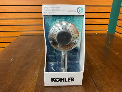 KOHLER Daisyfield 6-Spray Wall Mount Handheld Shower Head 1.8 GPM in Polished Chrome