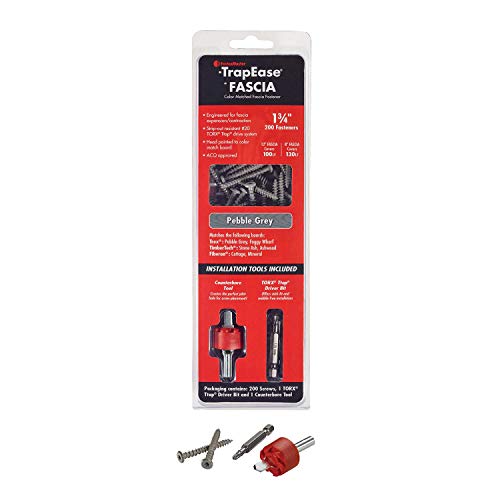 FastenMaster TrapEase Fascia Color Matched Fascia Fastener 100 Lin Ft - Saddle/Brown (200 Pack)