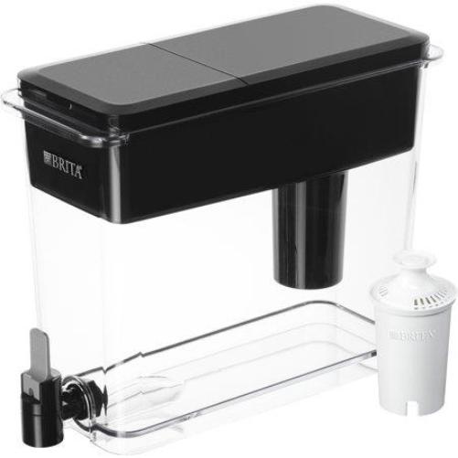 Brita Ultramax Water Filter Dispenser  27 Cup - Black