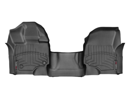 447931 WeatherTech Black Front Floorliner/Ford/F-150/2015 + Fits SuperCab and SuperCrew with 1st Row Bench Seats