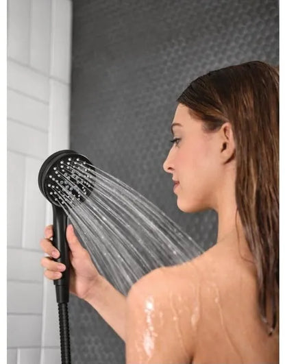 MOEN Attract with Magnetix 6-Spray Single Wall Mount 3.75 in. Handheld Adjustable Shower Head 1.75 GPM in Matte Black