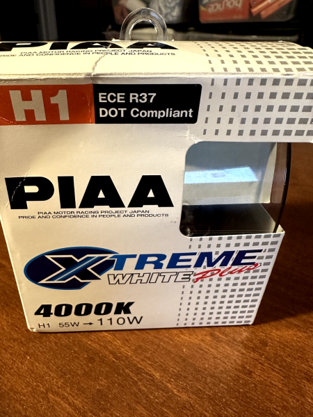 PIAA H1 XTreme White Plus Twin Pack Halogen Bulbs Part # 11655