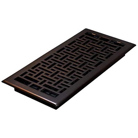 Decor Grates AJH614-RB Oriental Floor Register  6-Inch by 14-Inch  Rubbed Bronze