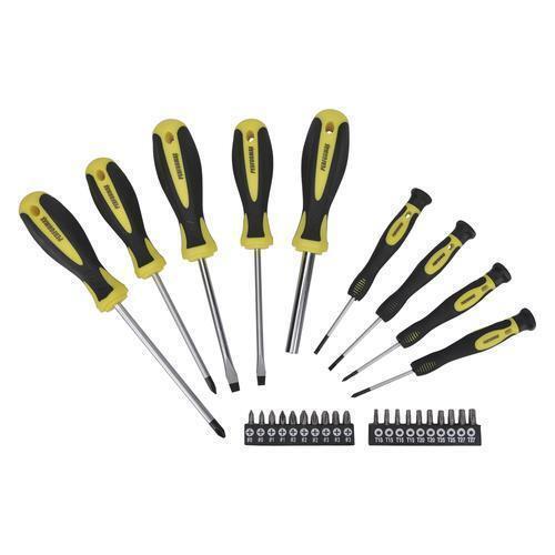 29 Piece Phillips, Slotted & Torx Star Screwdriver & Bit Set Standard Precision