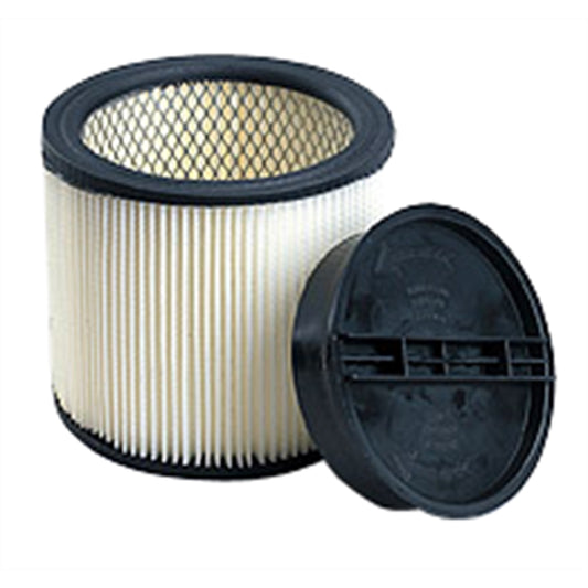 SHOP-VAC 9030433 Vacuum Filter, Fits Shop-Vac Vacuum Brand, Std, 8 in, Wet/Dry,