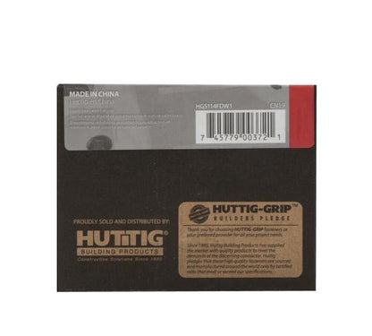 Huttig-Grip 1-1/4  X 6 Fine Thread Phillips Drive Steel Drywall Screws