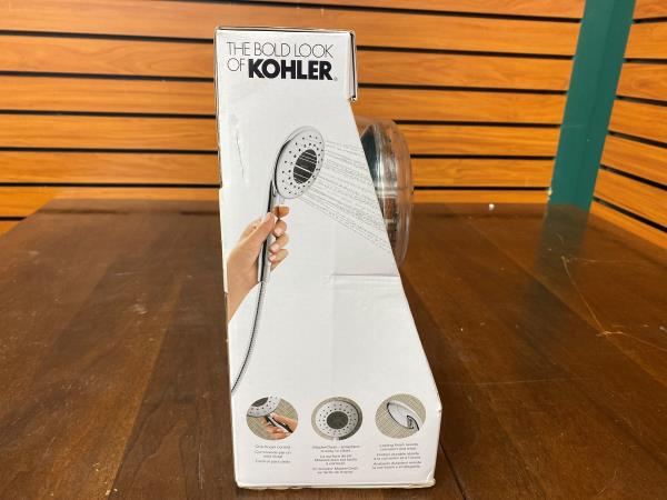 KOHLER Daisyfield 6-Spray Wall Mount Handheld Shower Head 1.8 GPM in Polished Chrome