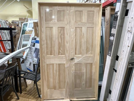 CCIN132 - 48X80 INTERIOR FRENCH DOOR UNFINISH