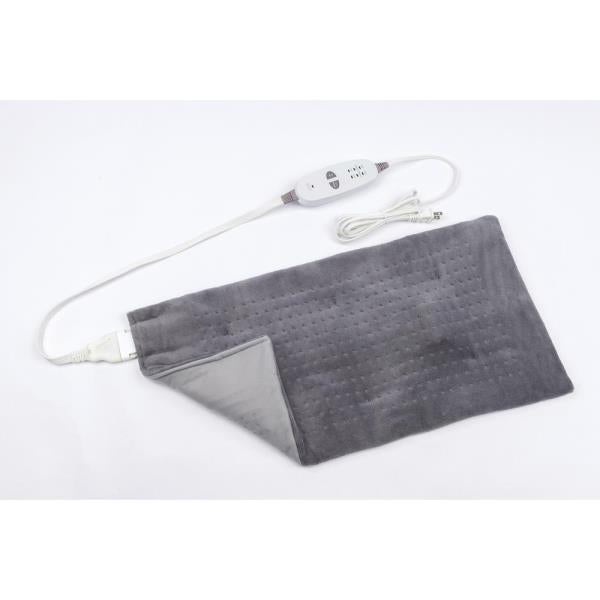 Calming Heat - Massaging Weighted Heating Pad - Grey