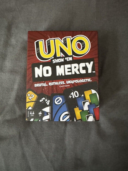 UNO Show ‘em No Mercy Card Game for Kids  Adults & Family Night  Parties and Travel