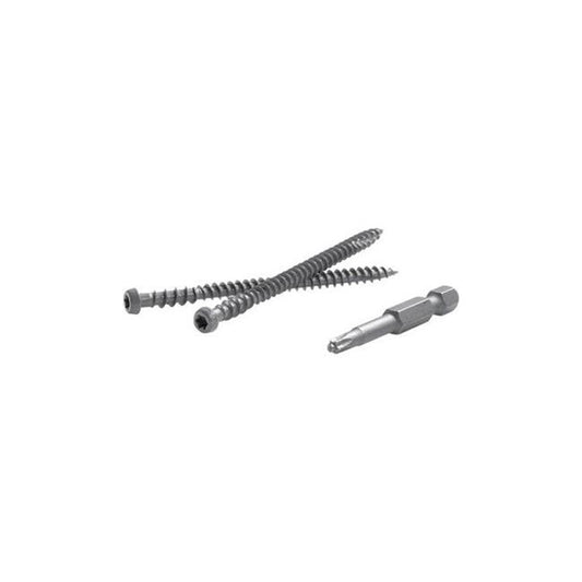 Fastenmaster 5000251 TrapEase 2.5 in. Torx TTAP Star Head Saddle Carbon Steel Composite Deck Screws; Saddle - 350 per Box