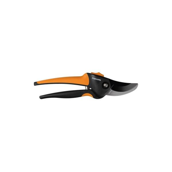 Fiskars 3/4 in. Cut Capacity Steel Blade with SoftGrip Handle Bypass Hand Pruning Shears