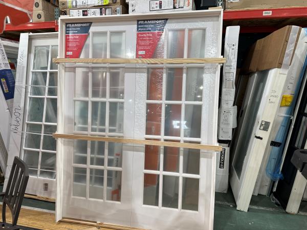 CCIN116 - 60x80 INTERIOR DOOR WITH WINDOWS WHITE