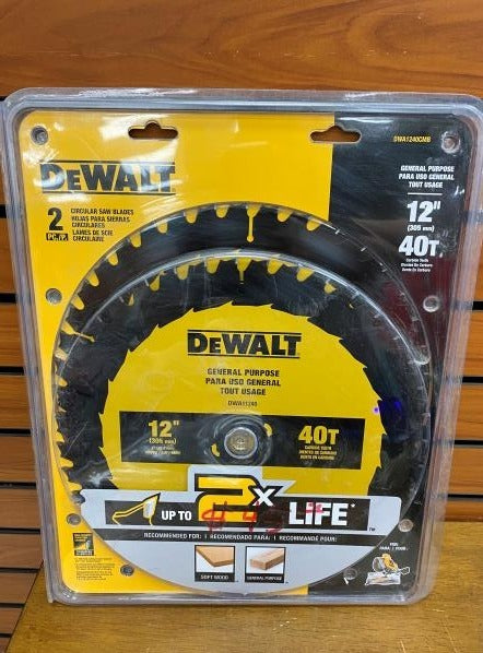 DeWalt 12 in. Construction Circular Saw Blade Combo Pack