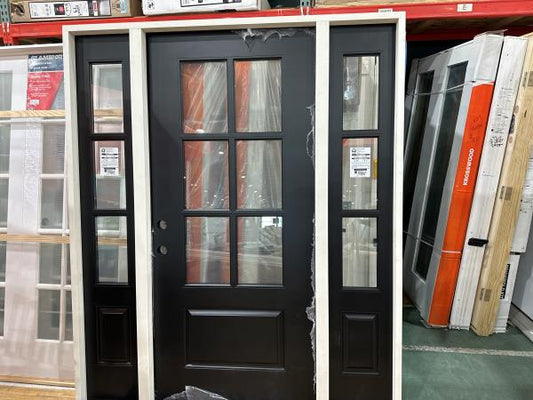 CCIN110 - 69X80 FRONT DOOR RIGHT HAND WITH WINDOWS & SIDELITES