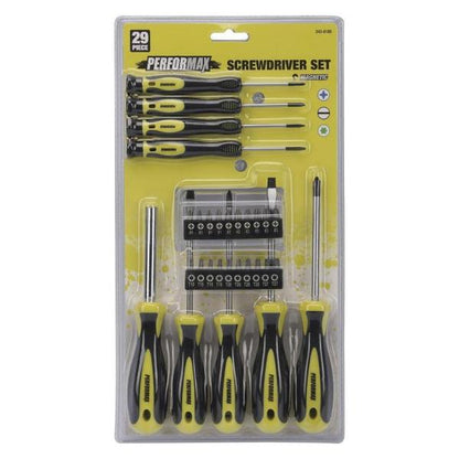 29 Piece Phillips, Slotted & Torx Star Screwdriver & Bit Set Standard Precision