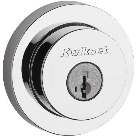 Kwikset Single Cylinder Deadbolt 91580-004 - Polished Chrome