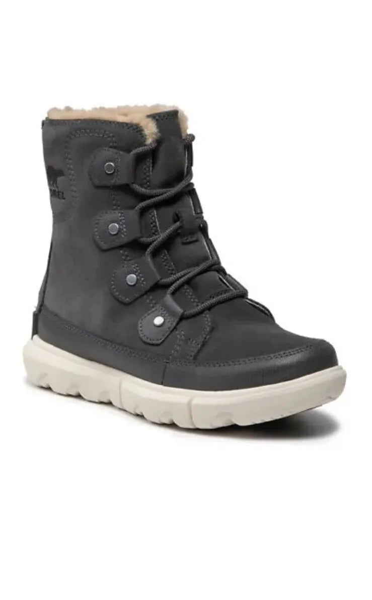 Sorel Women's Explorer II Joan Boots, Size 6.5, Grill/Fawn | Mother’s Day Gift