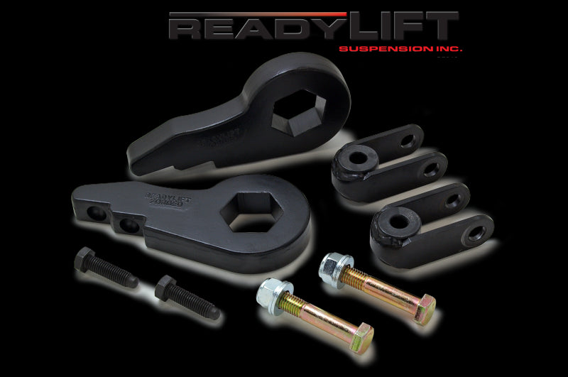 ReadyLift Suspension 88-07 GM Avalanche 2.5in Forged Torsion Key Fr Leveling Kit W/ Shock Extensions Fits Select: 1999-2002 2007 CHEVROLET SILVERADO