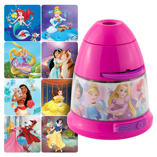 Projectables Disney Princess 8-Image LED Night Light  Micro USB Plug-in or Battery Operated  43684