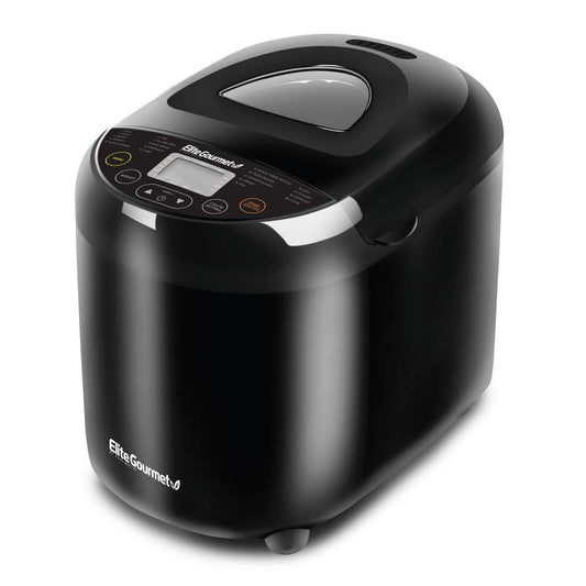 Elite Gourmet Gourmet 2lb Programmable Black Bread Maker