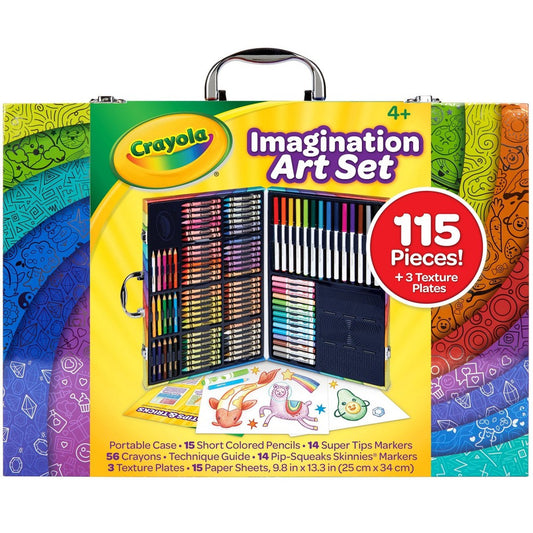 Crayola Imagination Art Coloring Set  Beginner Child  115 Pieces